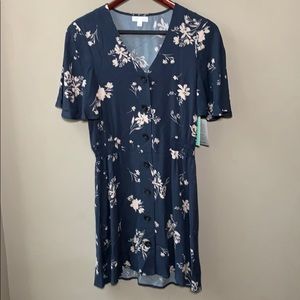 3/$25 Abound (Nordstrom) Blue Floral Mini Dress